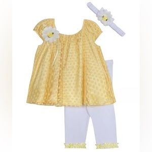 Rare Editions Baby Two Piece Set | Yellow | 6-9 |NWT 🌼